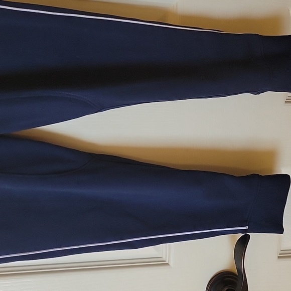 Under Armour Navy Joggers with White Accents - Picture 5 of 10